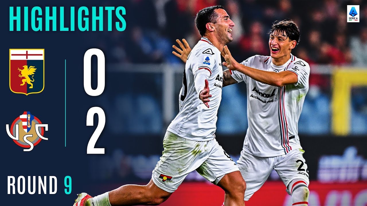 #ไฮไลท์ฟุตบอล [ เจนัว 0 - 2 เครโมเนเซ่ ] กัลโช่ เซเรียอา อิตาลี 2025/30.10.68