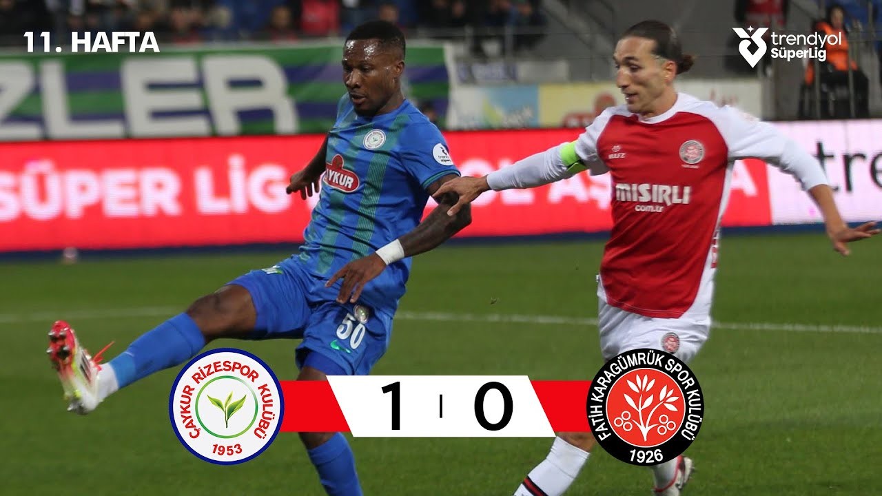#ไฮไลท์ฟุตบอล [ ริเซสปอร์ 1 - 0 คารากูมรัค ] ตุรกี ซุปเปอร์ลีก 2025/4.11.68