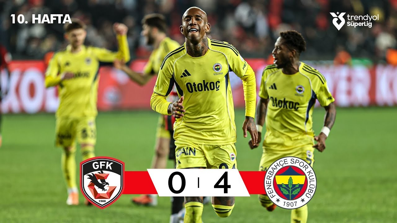 #ไฮไลท์ฟุตบอล [ กาเซียนเท็ป 0 - 4 เฟเนร์บาห์เช่ ] ตุรกี ซุปเปอร์ลีก 2025/28.10.68