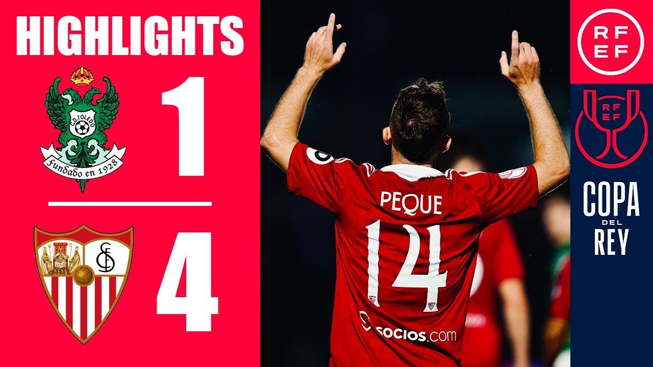 #ไฮไลท์ฟุตบอล [ ซีดี โตเลโด้ 1 - 4 เซบีย่า ] โกปา เดล เรย์ สเปน 2025/29.10.68