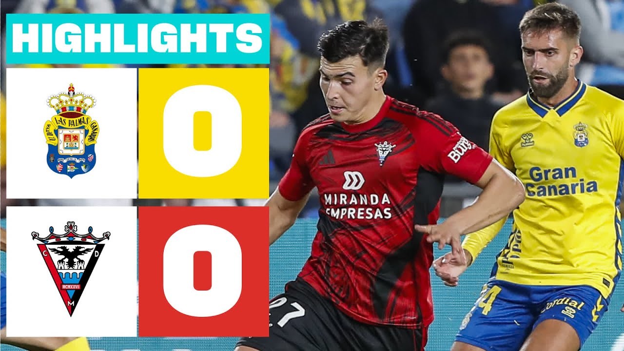 #ไฮไลท์ฟุตบอล [ ลาส พัลมาส 0 - 0 มิรานเดส ] อเดลันเต้ สเปน 2025/9.12.68