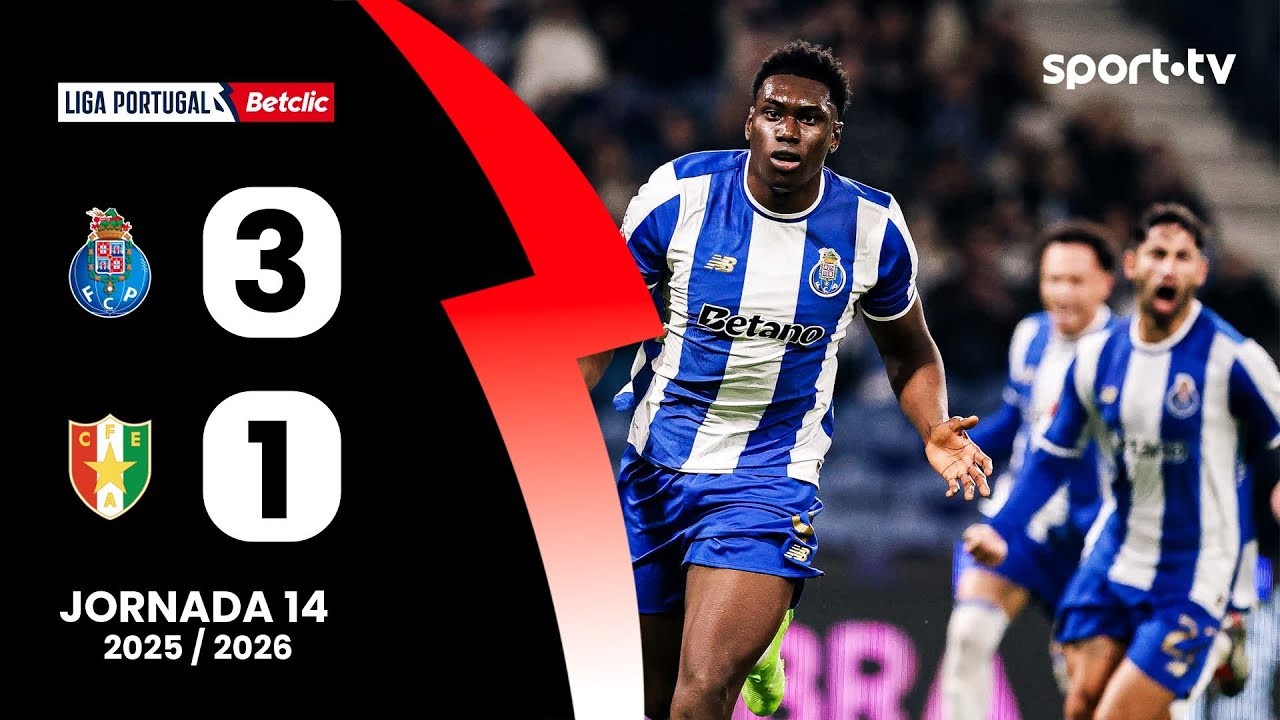 #ไฮไลท์ฟุตบอล [ เอฟซี ปอร์โต้ 3 - 1 อมาดอร่า ] พรีไมร่า ลีก้า โปรตุเกส 2025/16.12.68
